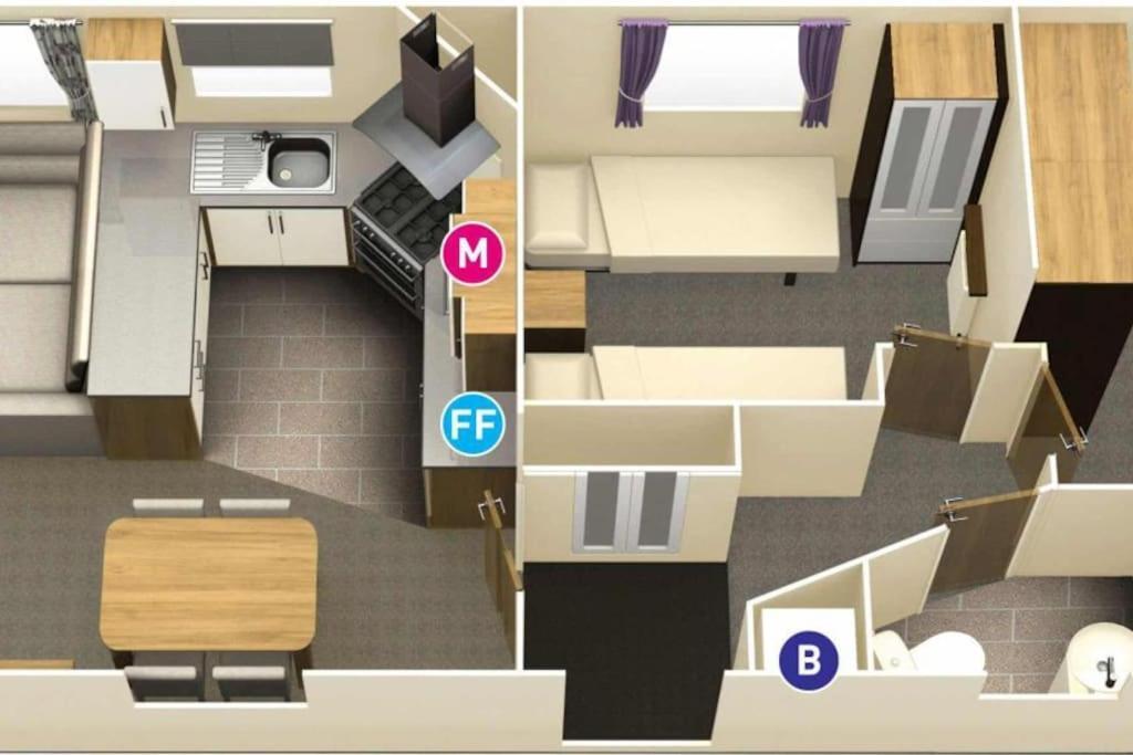 Lagooncombe Modern And Cosy Holiday Home Haverigg Dış mekan fotoğraf